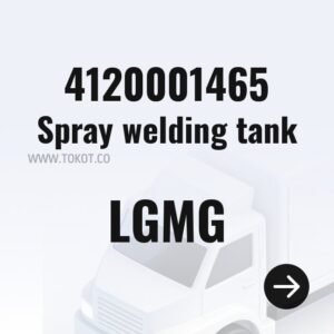LGMG Spray welding tank 4120001465 - Genuine Mining Truck Part