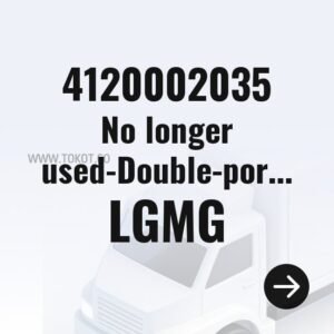 LGMG No longer used-Double-port pipe clamp 4120002035 - Genuine Mining Truck Part